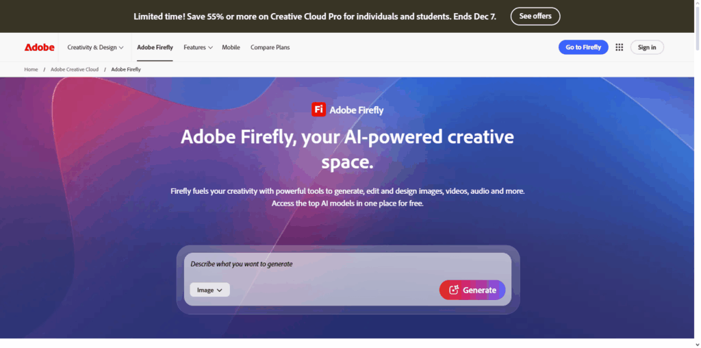 Adobe Firefly + XD