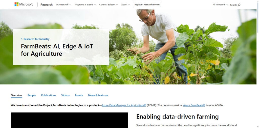 Microsoft Azure FarmBeats