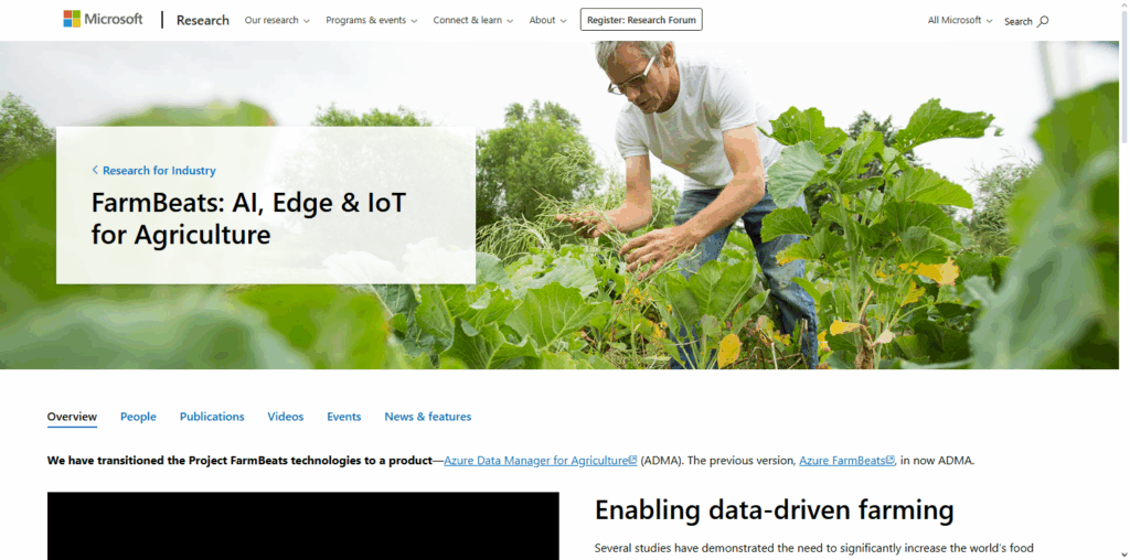 Microsoft Azure FarmBeats