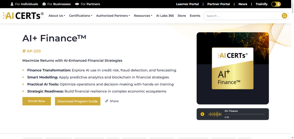 AICERTS Financial AI