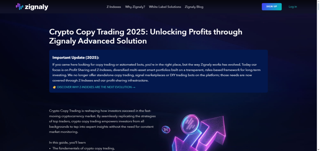 Zignaly AI Copy Trading