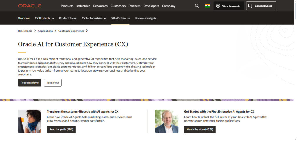 Oracle CX AI