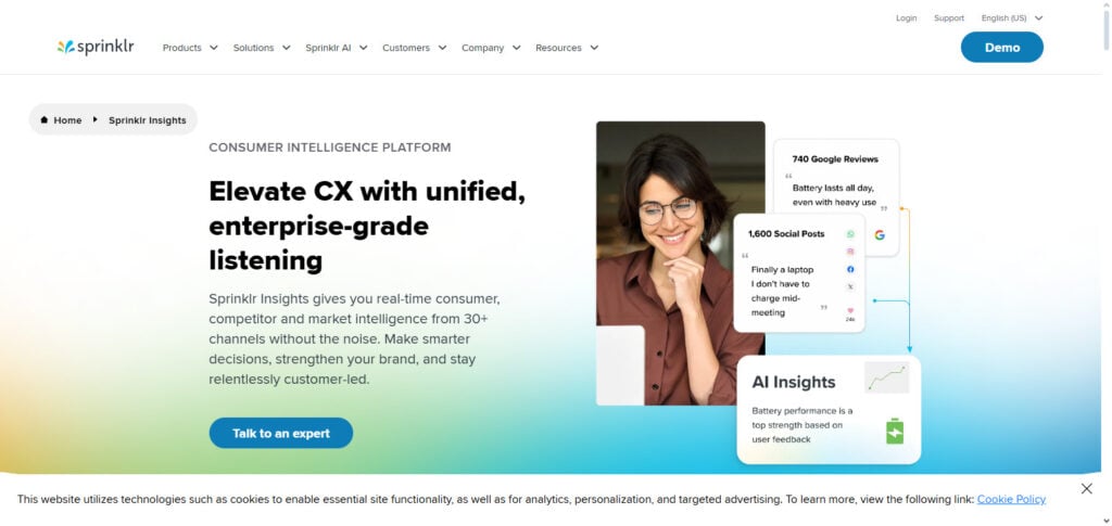Sprinklr Insights