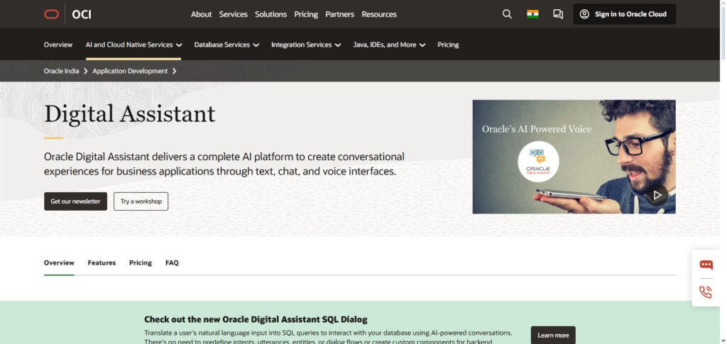 Oracle Digital Assistant