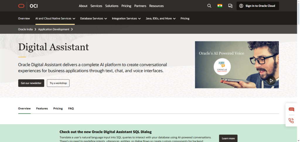 Oracle Digital Assistant