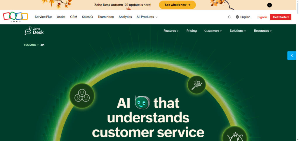 Zoho Desk AI