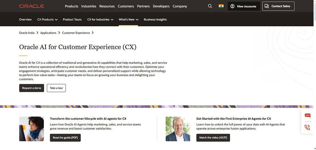 Oracle CX AI