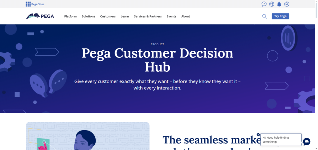 Pega Customer Decision Hub