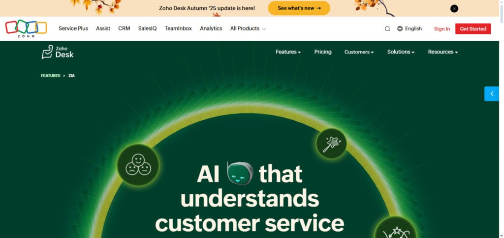 Zoho Desk AI