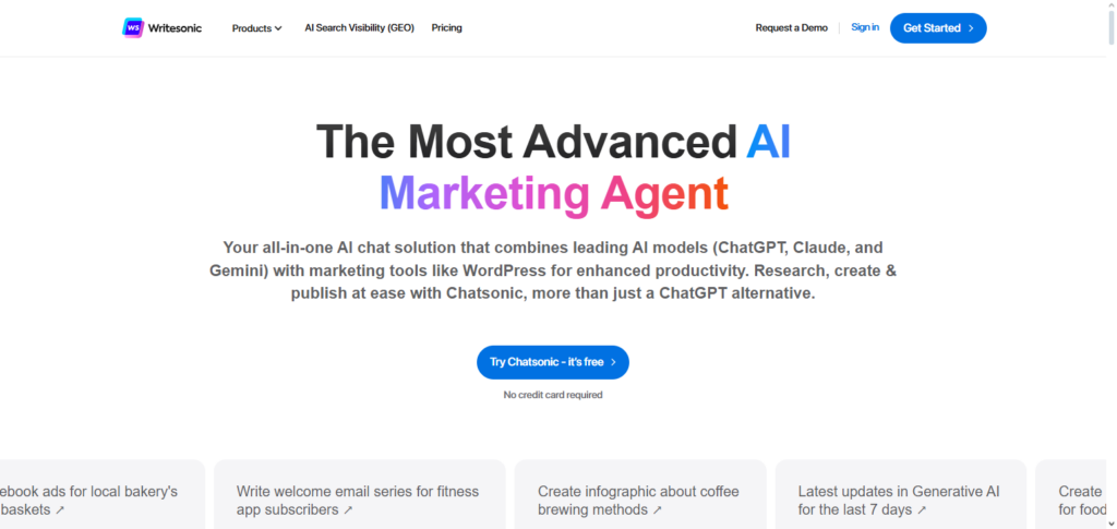 Writesonic / Chatsonic