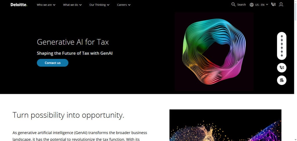 Deloitte Global Tax AI