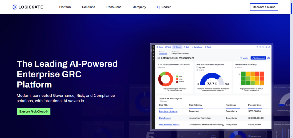 LogicGate Risk Cloud