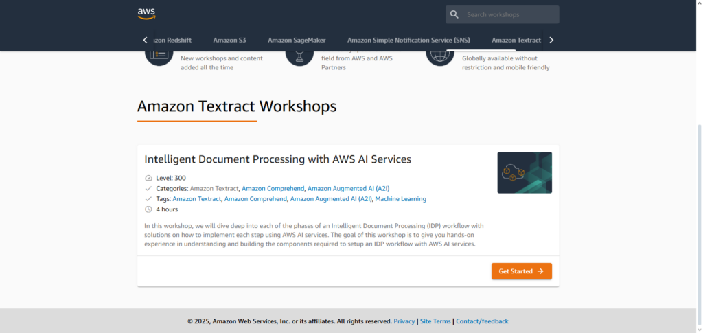 Amazon Textract + Comprehend