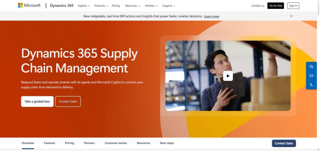 Microsoft Dynamics 365 SCM AI
