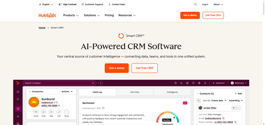 HubSpot AI CRM