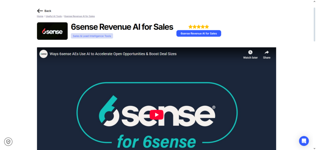6sense Revenue AI