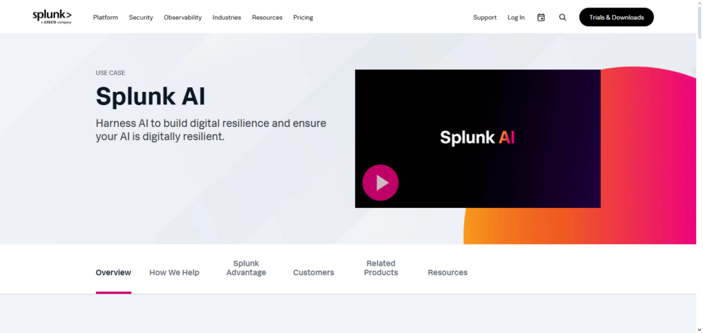 Splunk AI