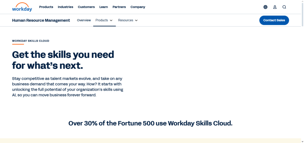 Workday Skills Cloud AI