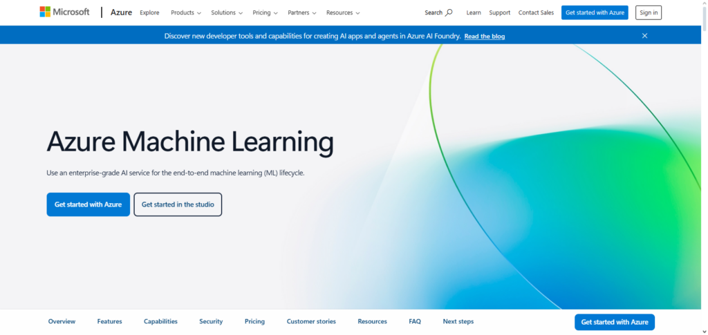 Microsoft Azure Machine Learning