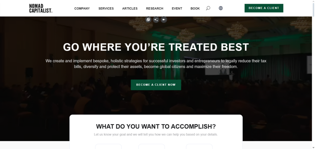 Nomad Capitalist AI Planner