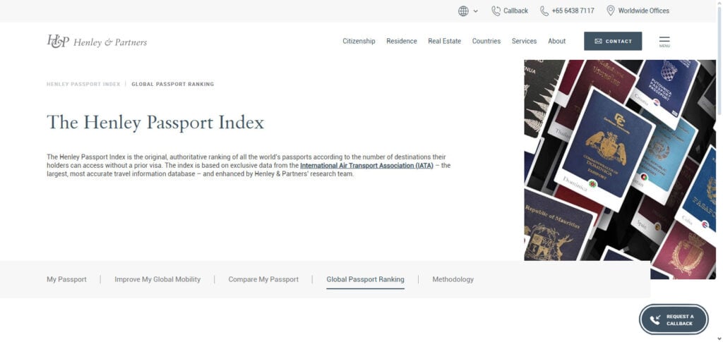 Henley Passport Index AI