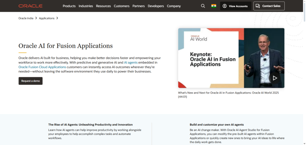 Oracle Fusion Cloud + AI Orchestration