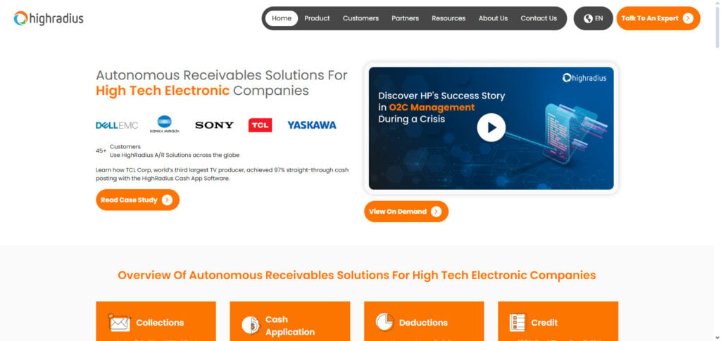 HighRadius Autonomous Receivables