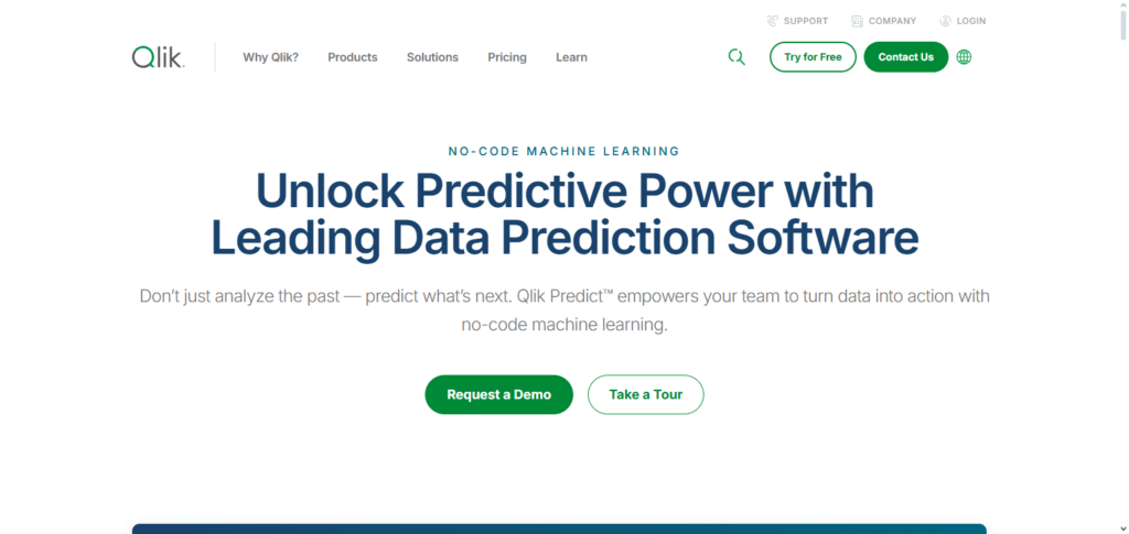 Qlik Sense + Predictive AI
