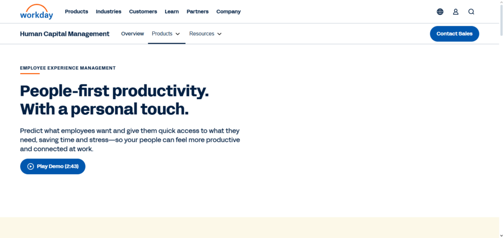 Workday People Experience + AI
