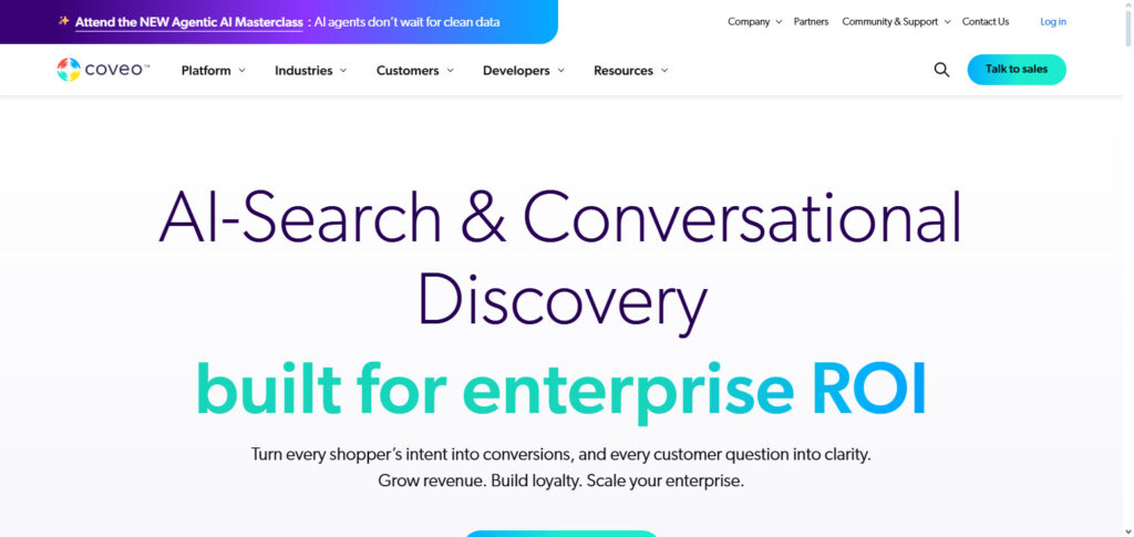Coveo AI Search & Recommendations