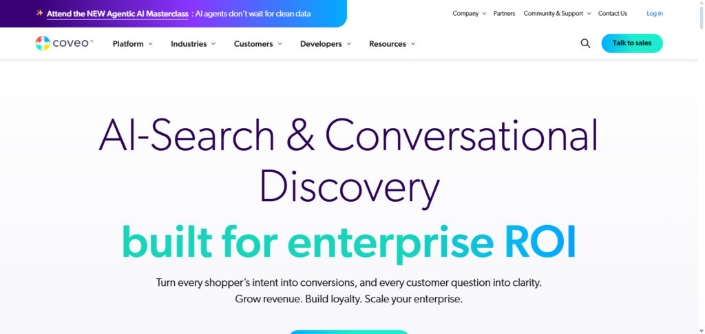 Coveo AI Search & Recommendations