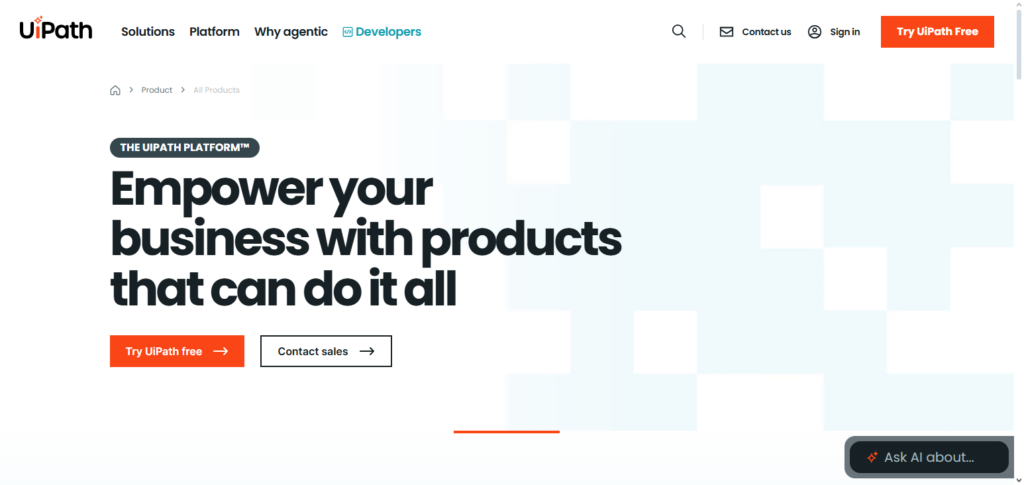 UiPath Business Automation Platform