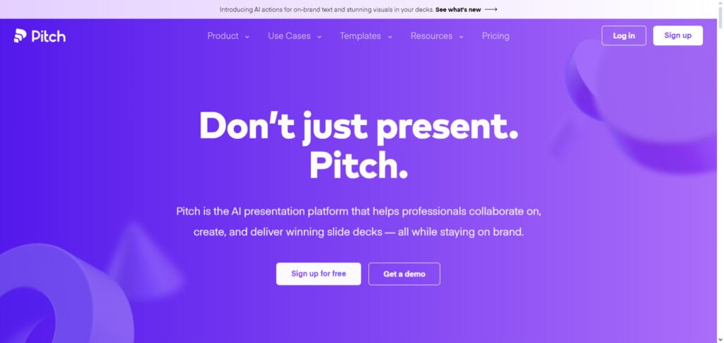 5. Pitch API