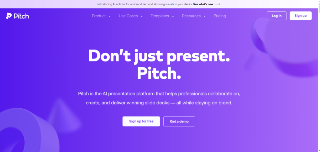 5. Pitch API