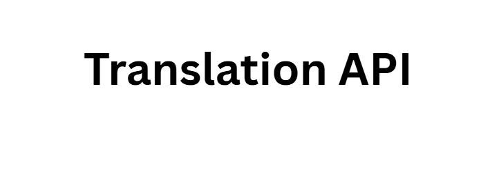 Translation API