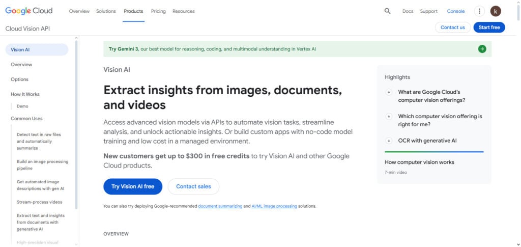 Vision AI (Image Analysis)