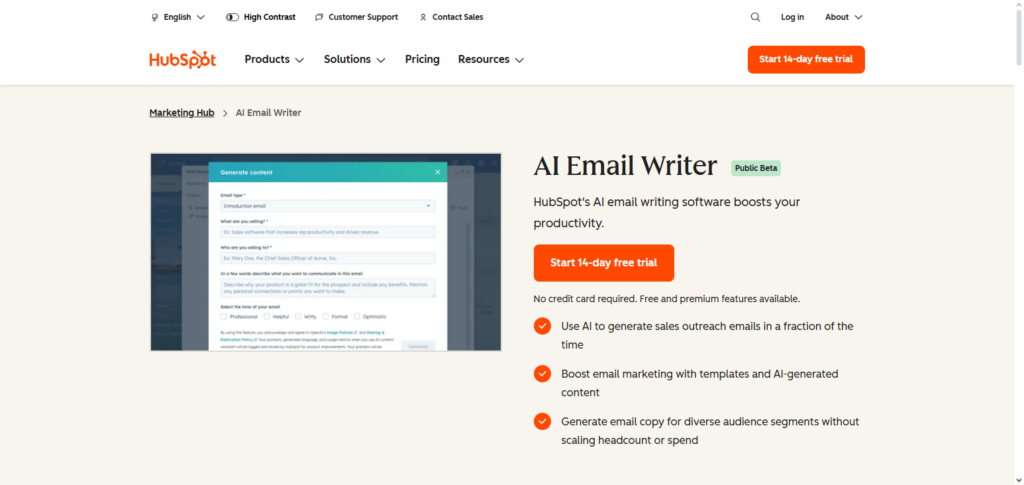 HubSpot AI Email Assistant