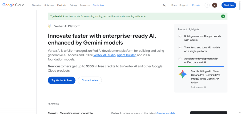 Google Vertex AI Agent Builder