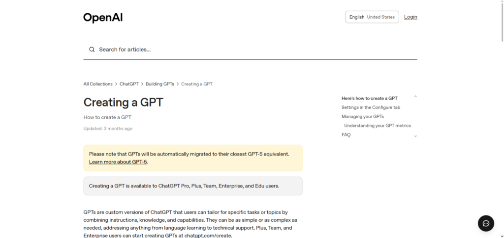 OpenAI GPTs (Custom GPT Builder)