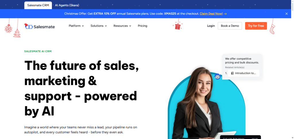Salesmate AI CRM