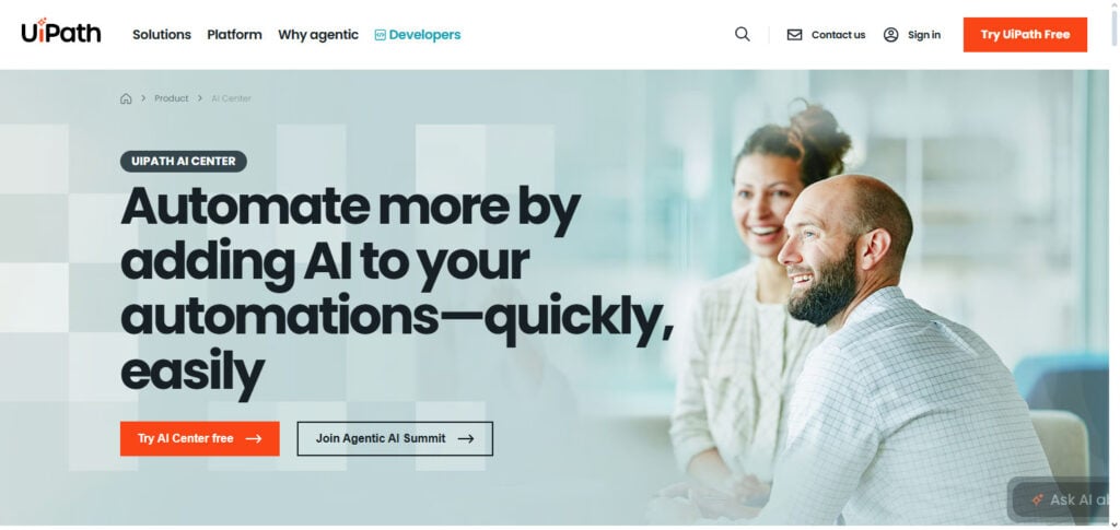 UiPath AI Center