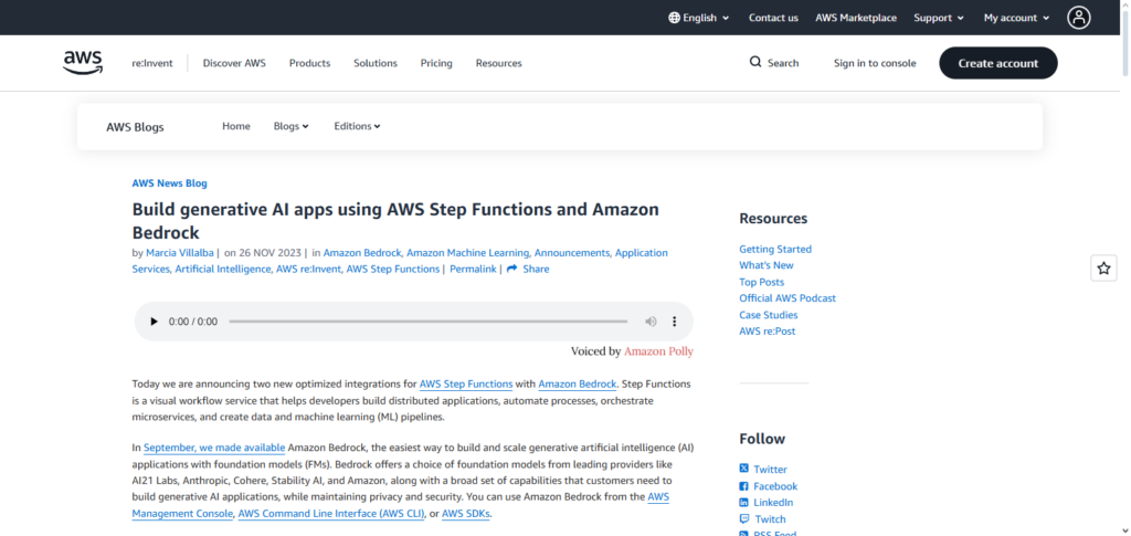 AWS Step Functions + Bedrock AI