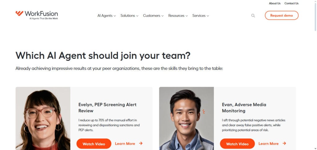 WorkFusion AI Digital Workers
