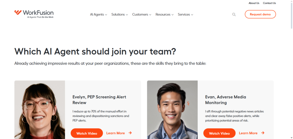 WorkFusion AI Digital Workers