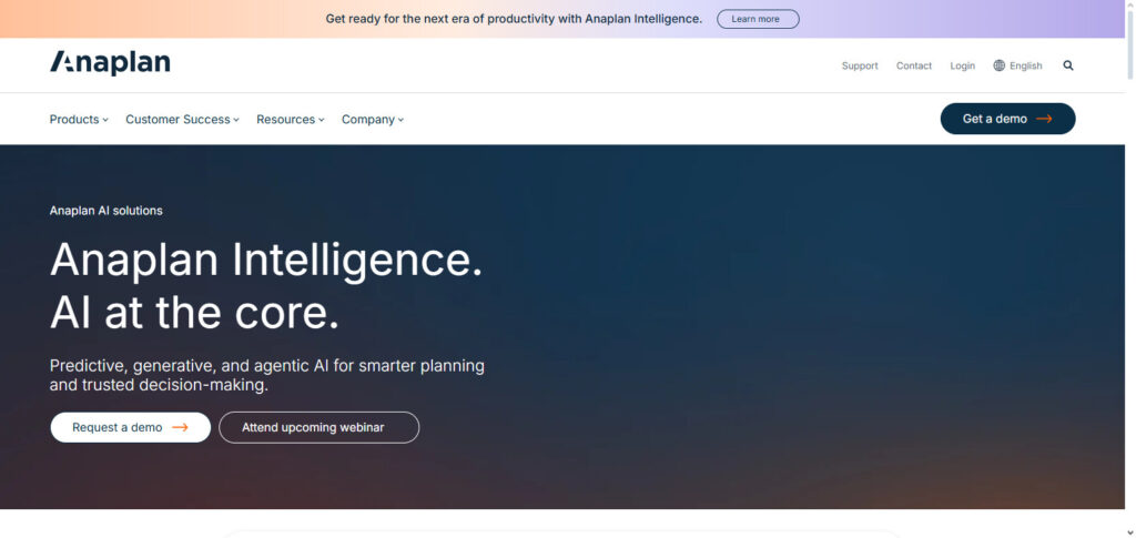 Anaplan Predictive Insights