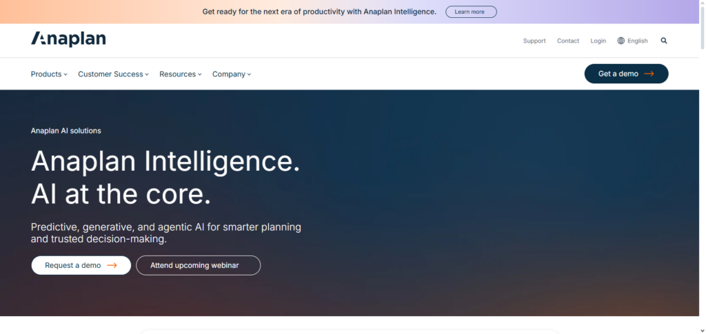 Anaplan Predictive Insights