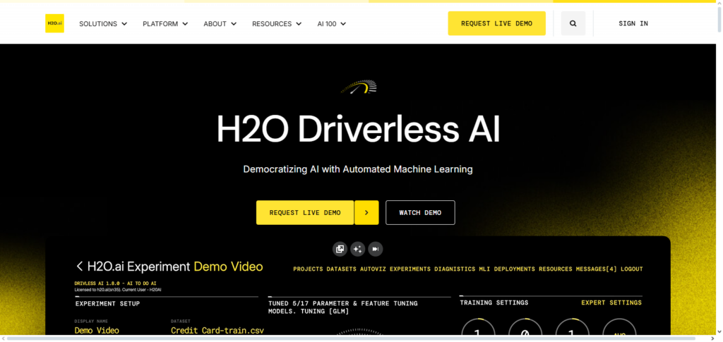 H2O.ai Driverless AI