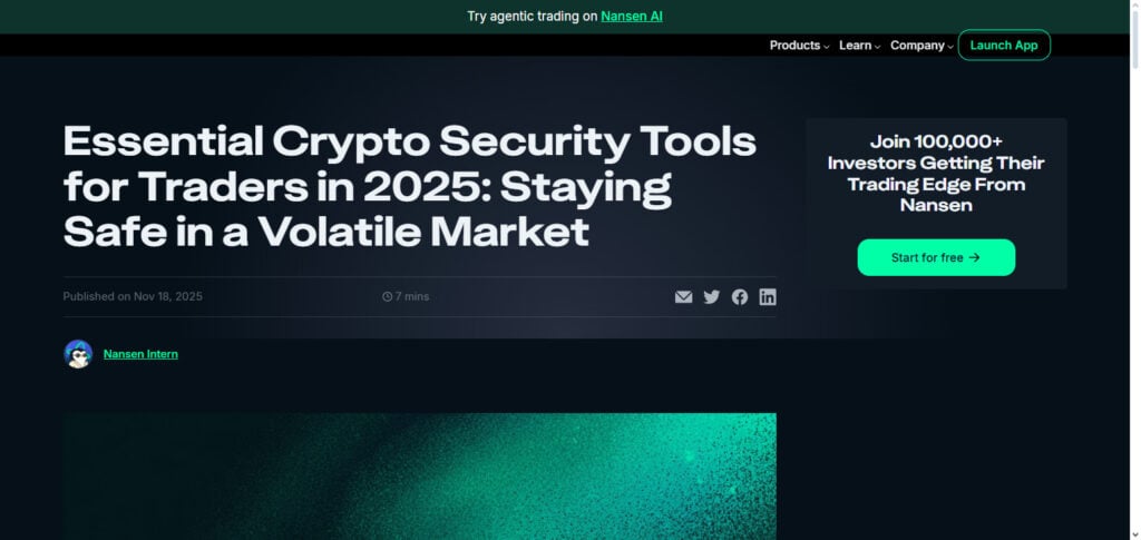 Nansen AI Security