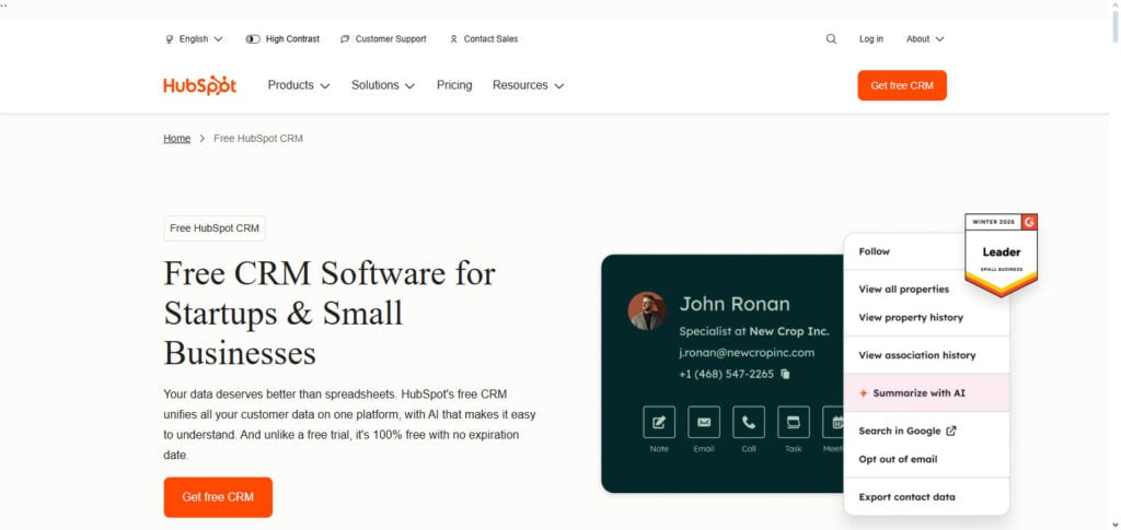 HubSpot CRM