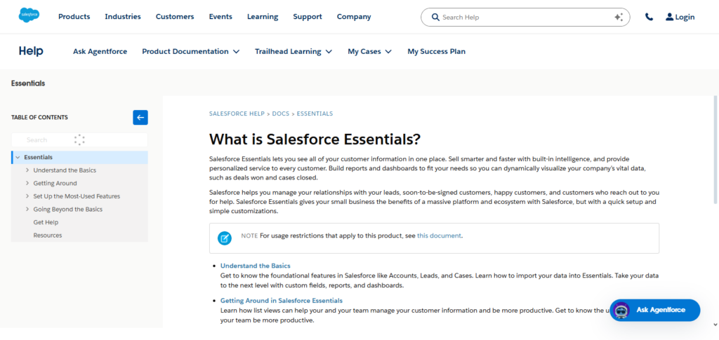 Salesforce Essentials
